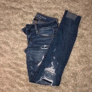 American Eagle ripped jeans